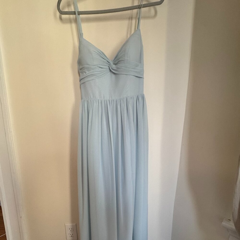 Azazie Zeya Bridesmaids Dress in Mist